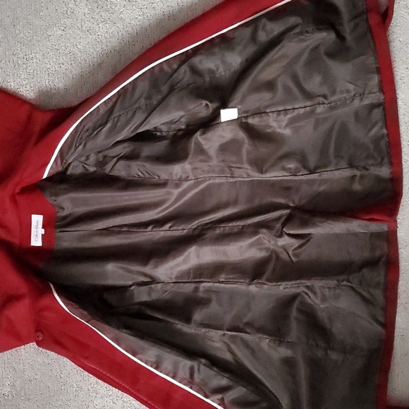 CALVIN KLEIN Wool Blend Car Coat - Picture 9 of 16